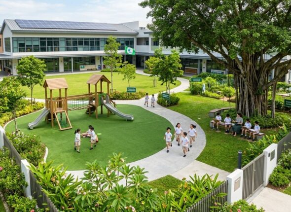 Safe and Green Campus of a school
